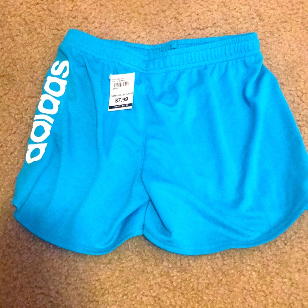 Blue adidas basket ball shorts